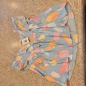 New with tags Mine M ruffle sleeve top